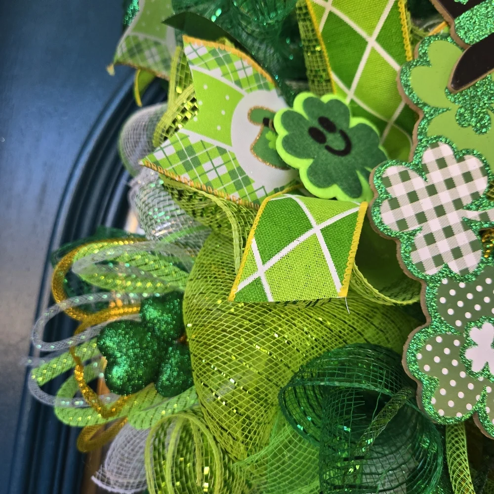 Happy St. Patrick's Day Wreath